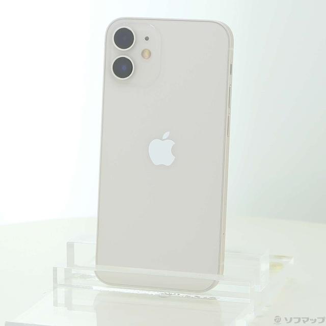(中古)Apple iPhone12 mini 64GB ホワイト MGA63J/A SIMフリー(352-ud)