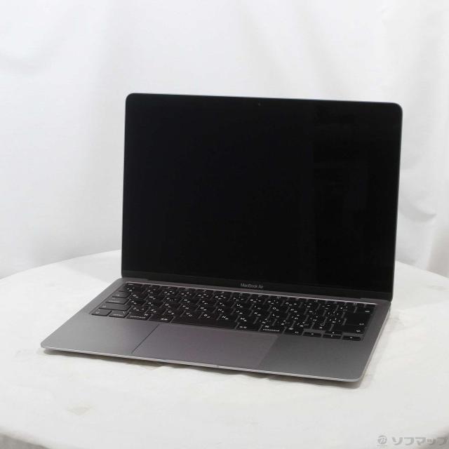 (中古)Apple MacBook Air 13.3-inch Late-2020 MGN73J/A Apple M1 8コアCPU_8コアGPU 8GB SSD512GB スペースグレイ (26.3 Tahoe)(352-ud)