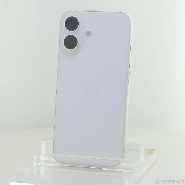 (中古)Apple iPhone16 256GB ホワイト MYDX3J/A SIMフリー(198-ud)