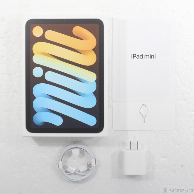 中古)Apple iPad mini 第6世代 256GB スターライト MK8H3J/A SIMフリー