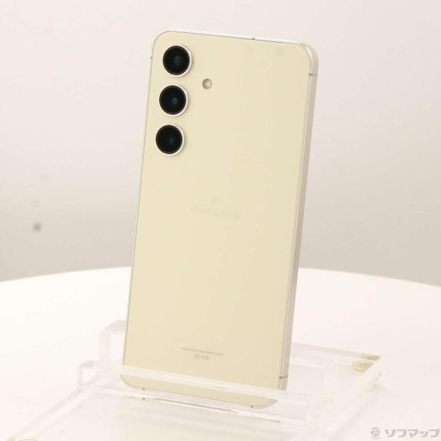 (中古)SAMSUNG Galaxy S24 256GB アンバーイエロー SC-51E docomo SIMフリー(377-ud)