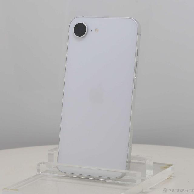 (中古)Apple (展示品) iPhone16e 128GB ホワイト MD1R4J/A SIMフリー(352-ud)