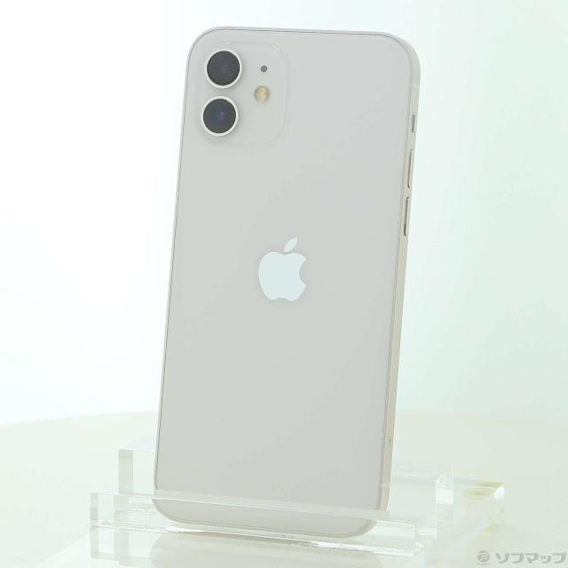 (中古)Apple iPhone12 64GB ホワイト MGHP3J/A SIMフリー(377-ud)