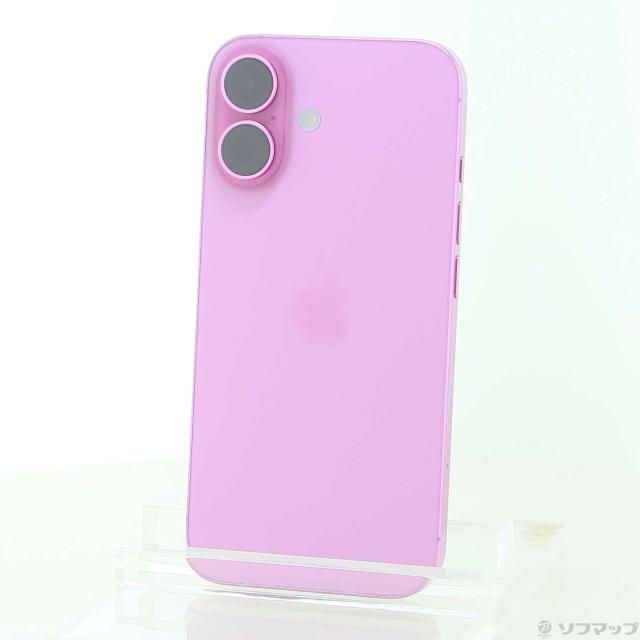 (中古)Apple iPhone16 256GB ピンク MYDY3J/A SIMフリー(349-ud)