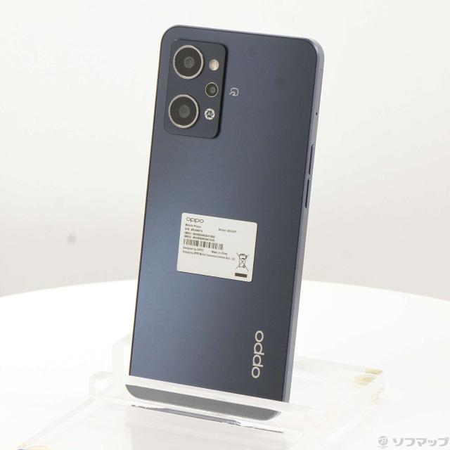 (中古)OPPO OPPO Reno7 A 128GB スターリーブラック A201OP Y!mobile SIMフリー(349-ud)