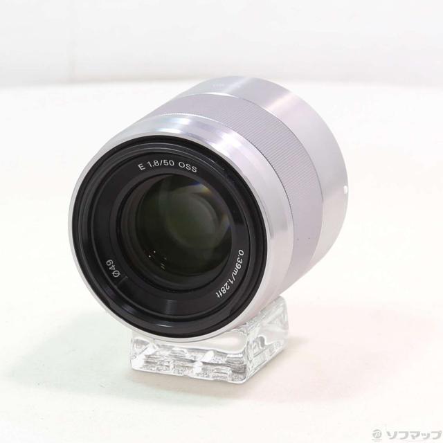 (中古)SONY E 50mm F1.8 OSS SEL50F18 Eレンズ/シルバー(262-ud)