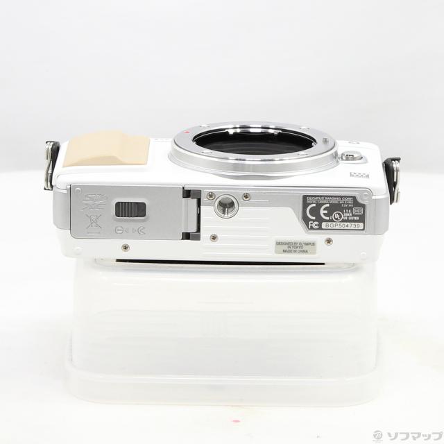 (中古)OLYMPUS PEN mini E-PM2ボディー(ホワイト)(262-ud)_4