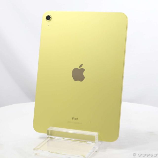 中古)Apple iPad 第10世代 64GB イエロー MPQ23J/A Wi-Fi(258-ud 