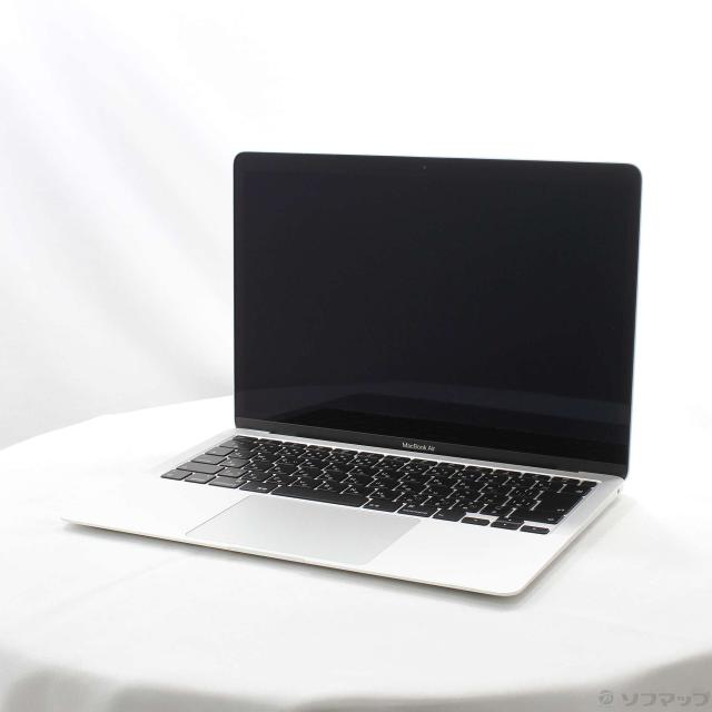 (中古)Apple MacBook Air 13.3-inch Early-2020 MWTK2J/A Core_i3 1.1GHz 8GB SSD256GB シルバー (10.15 Catalina)(269-ud)