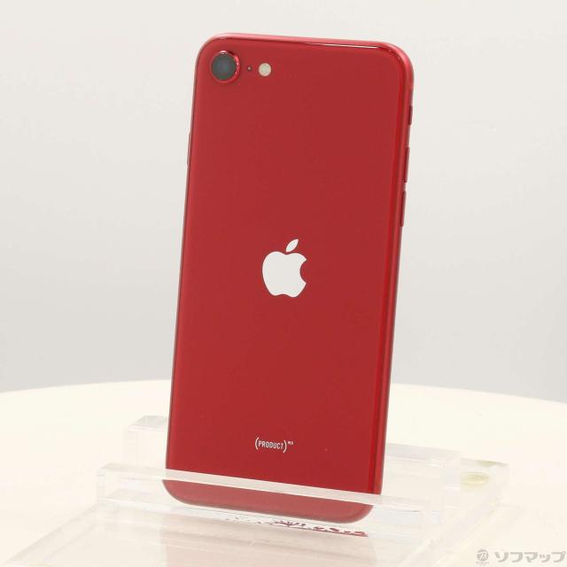 (中古)Apple iPhone SE 第2世代 64GB プロダクトレッド MHGR3J/A SIMフリー(269-ud)