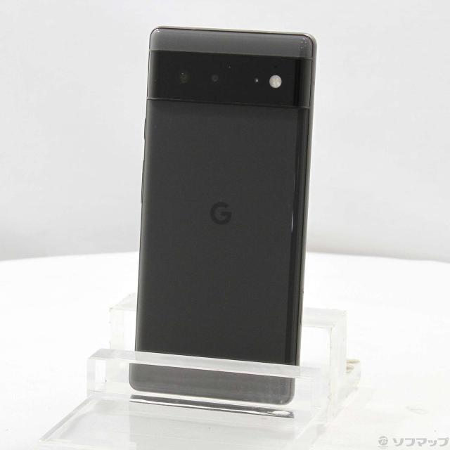 中古)GOOGLE Google Pixel 6 128GB ストーミーブラック GR1YH SIM 