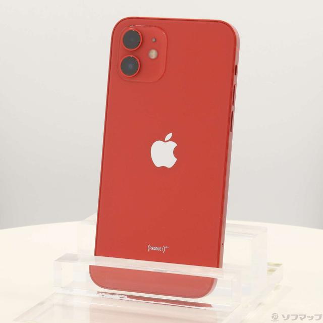 (中古)Apple iPhone12 128GB プロダクトレッド MGHW3J/A SIMフリー(276-ud)