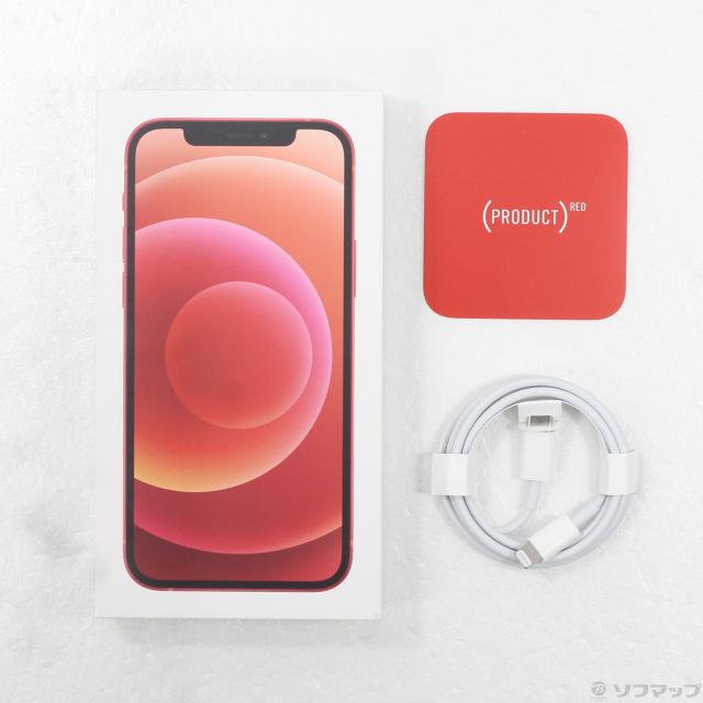 (中古)Apple iPhone12 128GB プロダクトレッド MGHW3J/A SIMフリー(276-ud)_4