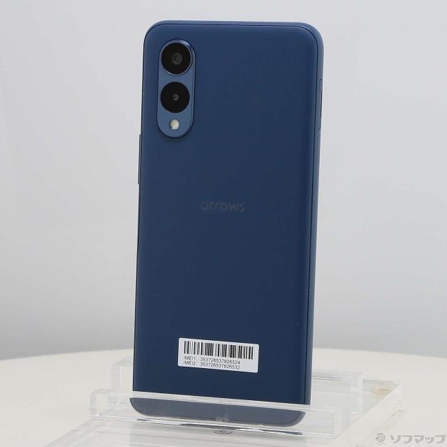 (中古)FCNT arrows We2 64GB ネイビーグリーン FCG02 au SIMフリー(348-ud)