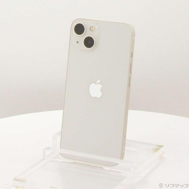 (中古)Apple iPhone13 128GB スターライト MLND3J/A SIMフリー(295-ud)