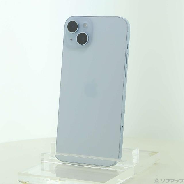 (中古)Apple iPhone15 Plus 128GB ブルー MU0D3J/A SIMフリー(258-ud)