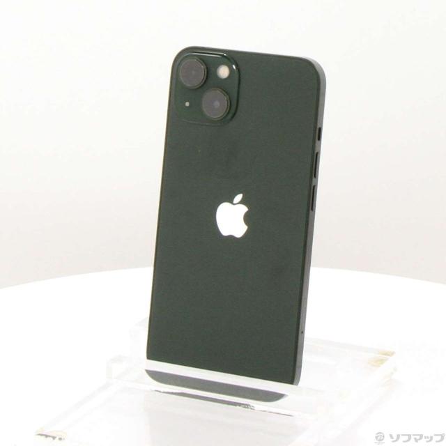 (中古)Apple iPhone13 128GB グリーン MNGG3J/A SIMフリー(269-ud)
