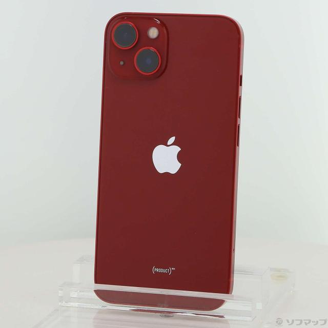 (中古)Apple iPhone13 128GB プロダクトレッド MLNF3J/A SIMフリー(262-ud)