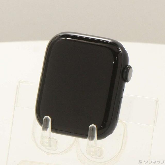(中古)Apple Apple Watch Series 7 GPS 45mm ミッドナイトアルミニウムケース バンド無し(349-ud)