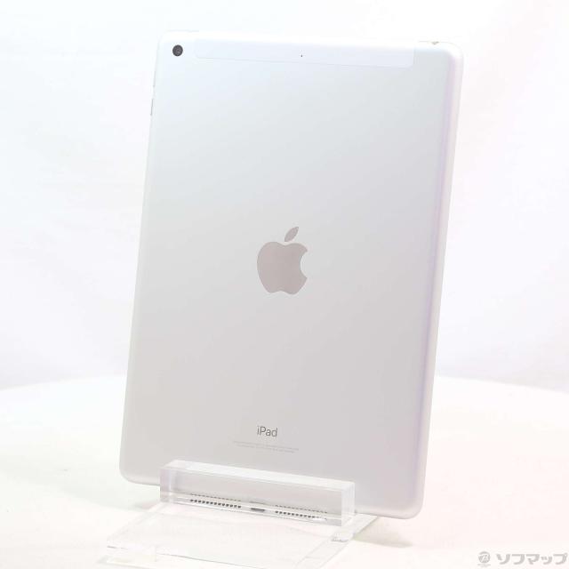 (中古)Apple iPad 第6世代 32GB シルバー MR6P2J/A auロック解除SIMフリー(349-ud)