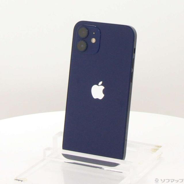 (中古)Apple iPhone12 128GB ブルー MGHX3J/A SoftBank(349-ud)