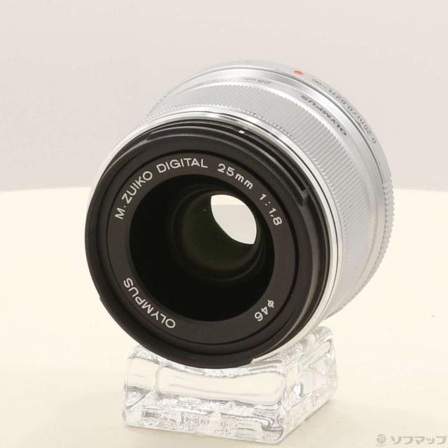 中古)OLYMPUS M.ZUIKO DIGITAL 25mm F1.8 (レンズ/シルバー) (μ4/3