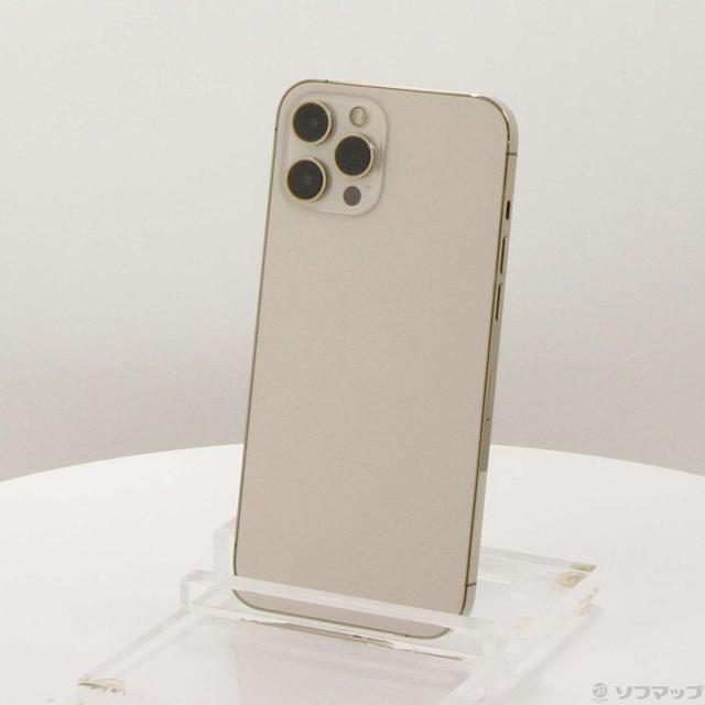 (中古)Apple iPhone12 Pro Max 256GB ゴールド MGD13J/A SoftBank(262-ud)
