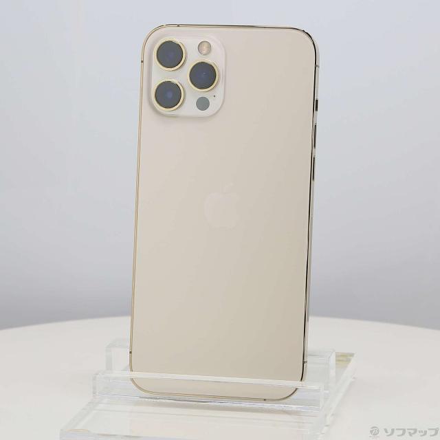 中古)Apple iPhone12 Pro Max 256GB ゴールド MGD13J/A SoftBank(349 