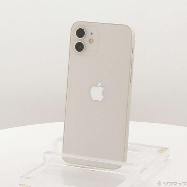 (中古)Apple iPhone12 128GB ホワイト MGHV3J/A SIMフリー(295-ud)