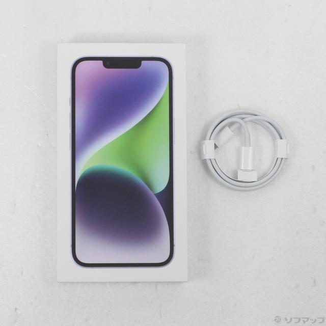 (中古)Apple iPhone14 128GB パープル MPUY3J/A SIMフリー(258-ud)_4