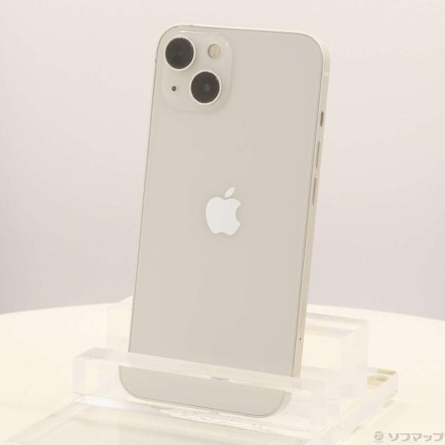 (中古)Apple iPhone13 128GB スターライト MLND3J/A SIMフリー(377-ud)