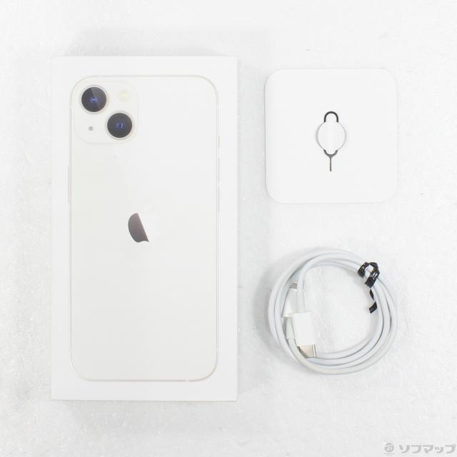 (中古)Apple iPhone13 128GB スターライト MLND3J/A SIMフリー(377-ud)_4