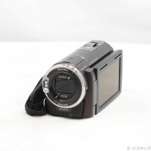 中古)SONY HDR-CX590V (T) (64GB/ボルドーブラウン)(258-ud)