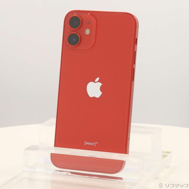 (中古)Apple iPhone12 mini 64GB プロダクトレッド MGAE3J/A SIMフリー(258-ud)