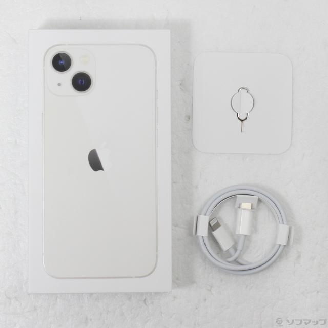 (中古)Apple iPhone13 128GB スターライト MLND3J/A SIMフリー(258-ud)_4