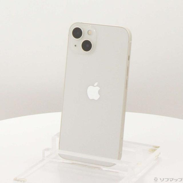 (中古)Apple iPhone13 128GB スターライト MLND3J/A SIMフリー(269-ud)