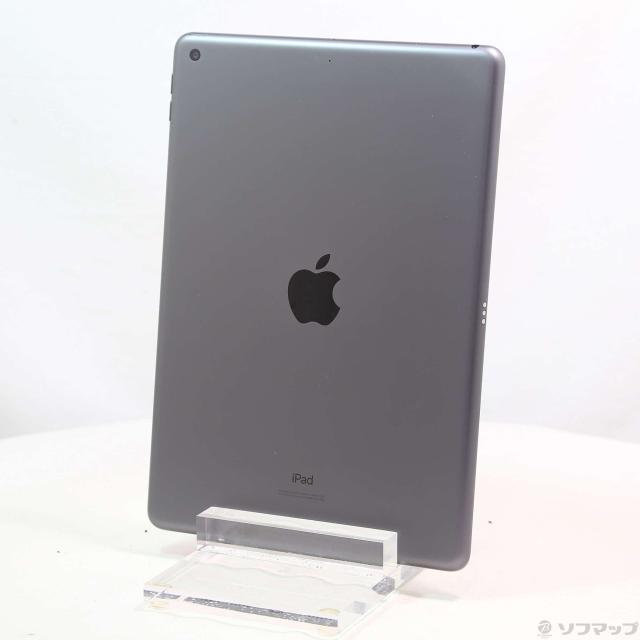 中古)Apple iPad 第7世代 128GB スペースグレイ MW772J/A Wi-Fi(377-ud 