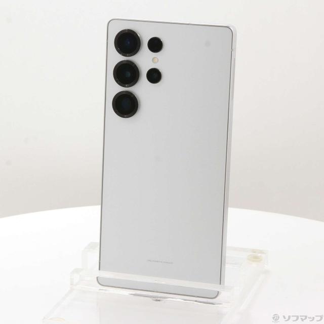 (中古)SAMSUNG Galaxy S25 Ultra 256GB チタニウムホワイトシルバー SM-S938QZSASJP SIMフリー(198-ud)