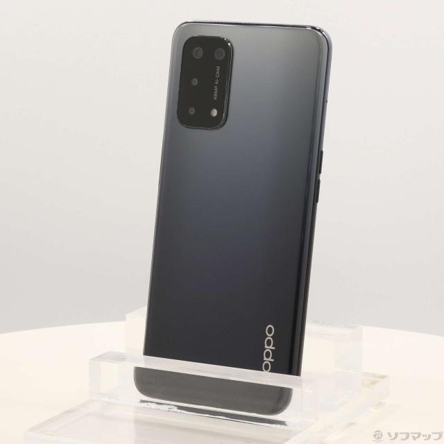 (中古)OPPO OPPO A54 5G 64GB シルバーブラック OPG02 auロック解除SIMフリー(344-ud)