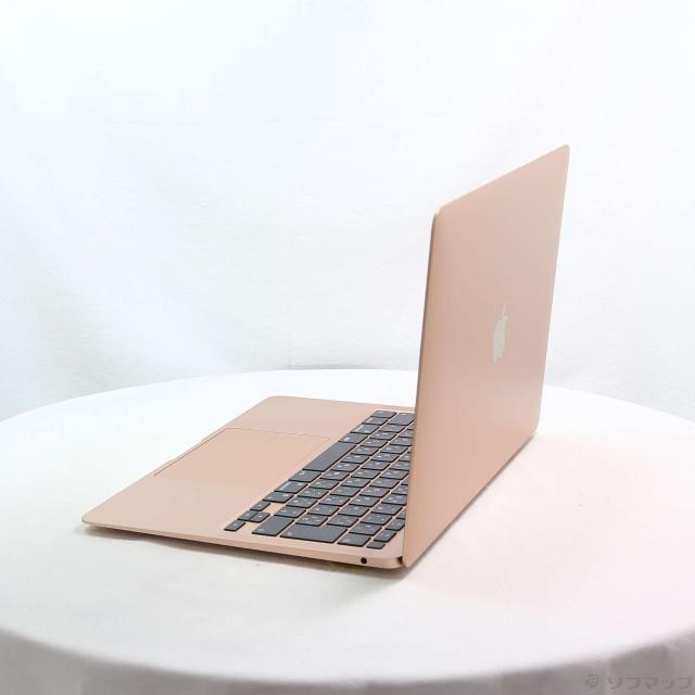(中古)Apple MacBook Air 13.3-inch Late-2020 MGND3J/A Apple M1 8コアCPU_7コアGPU 8GB SSD256GB ゴールド (26.3 Tahoe)(295-ud)