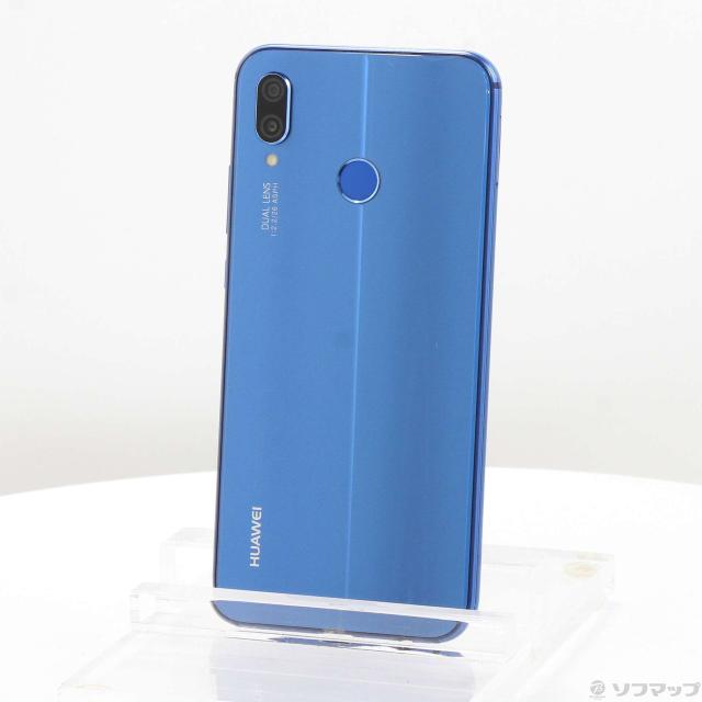 (中古)HUAWEI HUAWEI P20 lite 32GB クラインブルー ANE-LX2J SIMフリー(262-ud)