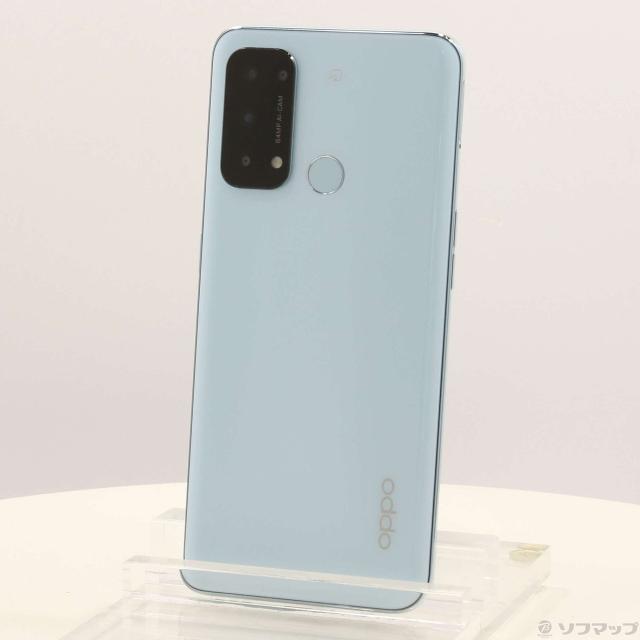 (中古)OPPO OPPO Reno5 A 128GB アイスブルー CPH2199 楽天 SIMフリー(276-ud)