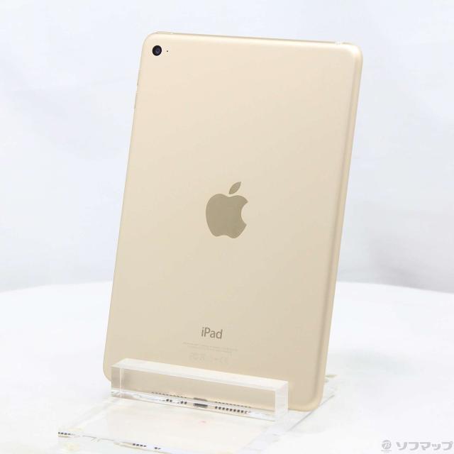 (中古)Apple iPad mini 4 128GB ゴールド MK9Q2J/A Wi-Fi(344-ud)