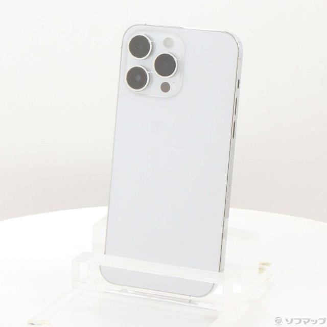 (中古)Apple iPhone14 Pro Max 128GB シルバー MQ973J/A SIMフリー(198-ud)