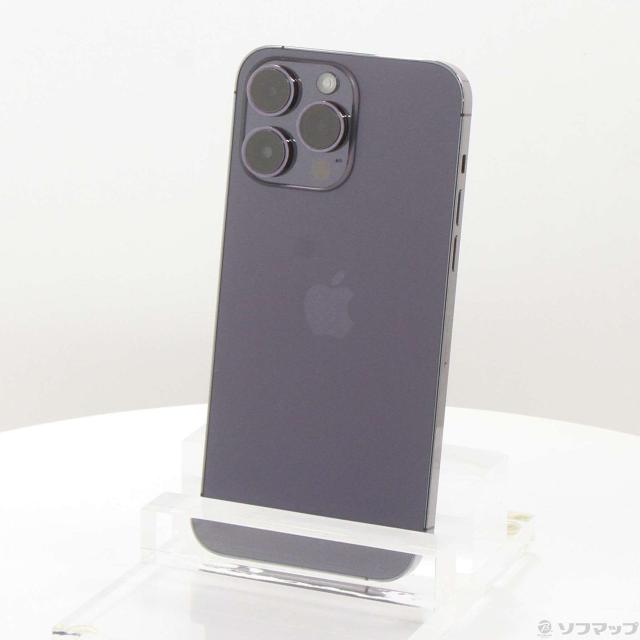 中古)Apple iPhone14 Pro Max 512GB ディープパープル MQ9J3J/A SIM