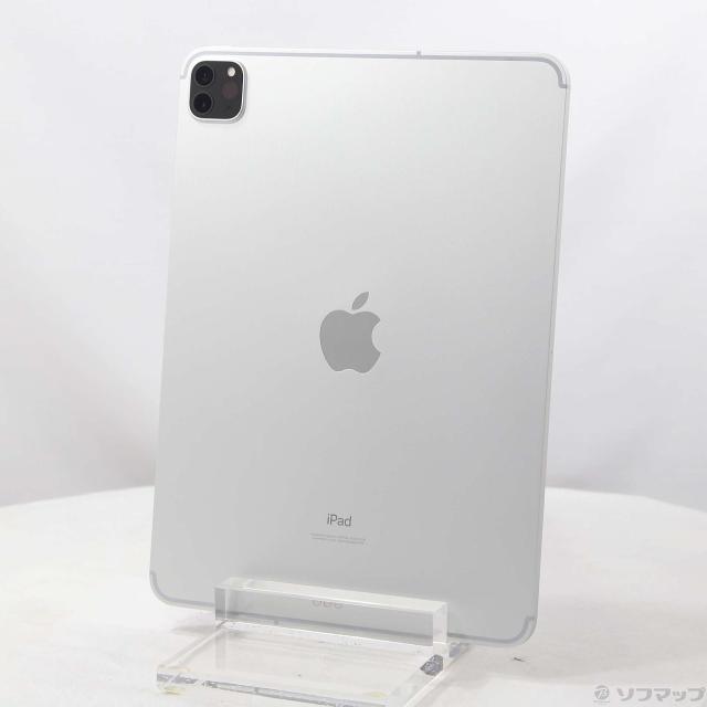 (中古)Apple iPad Pro 11インチ 第2世代 128GB シルバー NY2W2J/A auロック解除SIMフリー(251-ud)