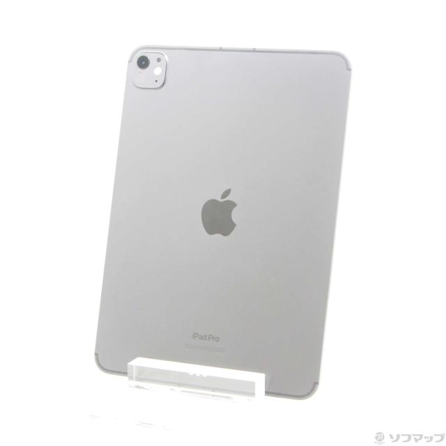 (中古)Apple iPad Pro 11インチ 第5世代 標準ガラス 256GB スペースブラック MVW13J/A SIMフリー(198-ud)