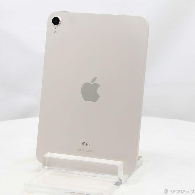 中古)Apple iPad mini 第6世代 64GB スターライト MK7P3J/A Wi-Fi(297