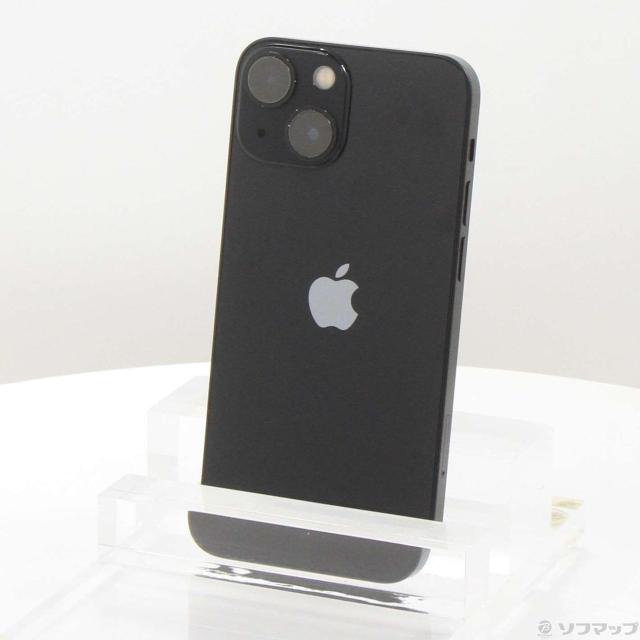 (中古)Apple iPhone13 mini 256GB ミッドナイト MLJJ3J/A SIMフリー(377-ud)