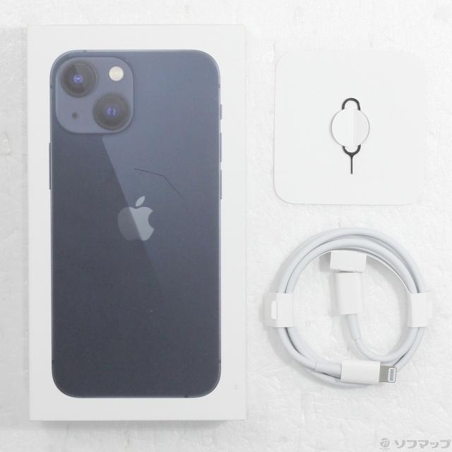 (中古)Apple iPhone13 mini 256GB ミッドナイト MLJJ3J/A SIMフリー(377-ud)_4